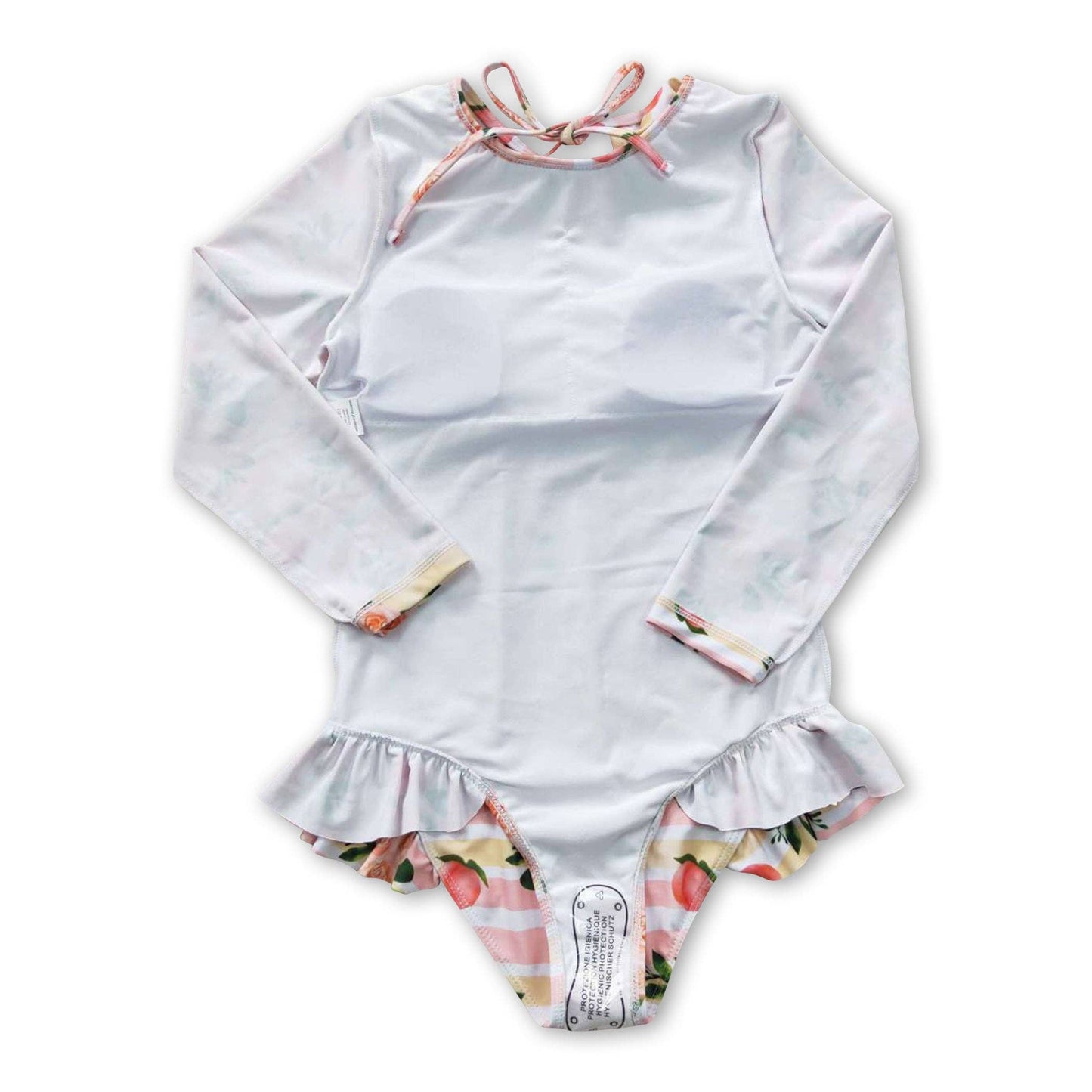 Peach Floral Swimsuit