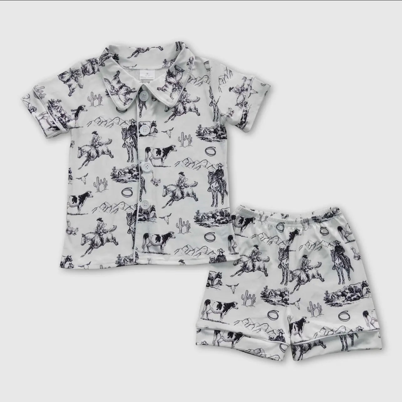 Western Boy Pajama Set