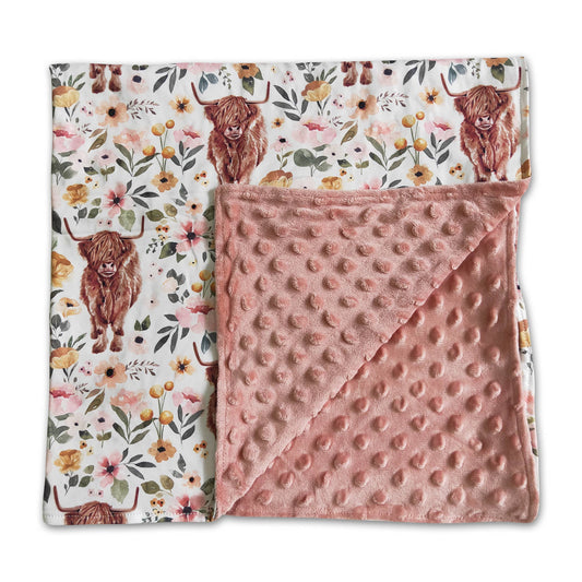 Highland Cow Kids Blanket